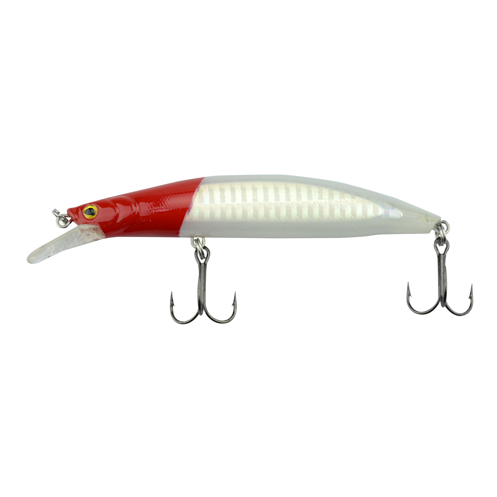 SEÑUELO PARA PESCA 100MM 16G NO.9050 ROJO-BLANCO "L18"