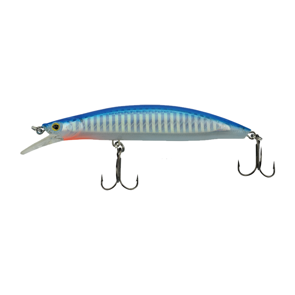 SEÑUELO PARA PESCA 100MM 16G NO.9050 BLANCO-AZUL