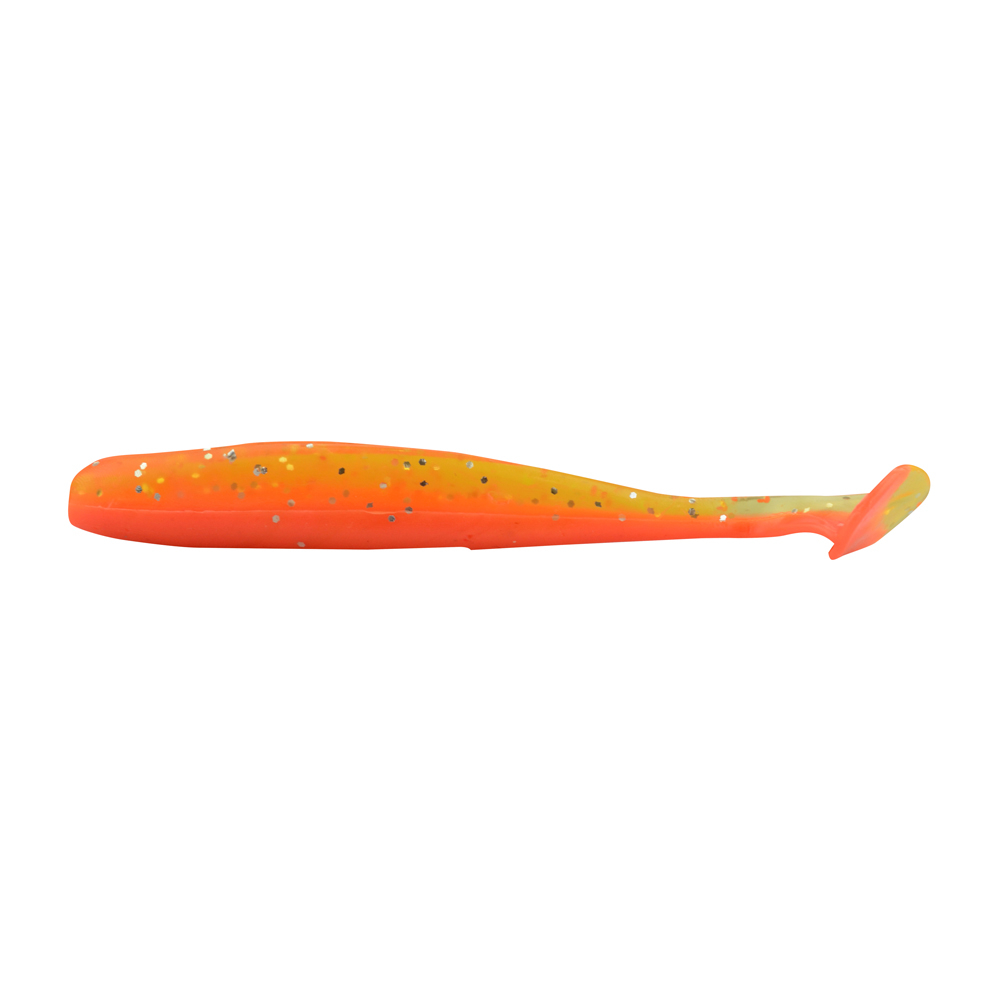 SEÑUELO PARA PESCA 100MM NO.S3118 NARANJA (5 PIEZAS)