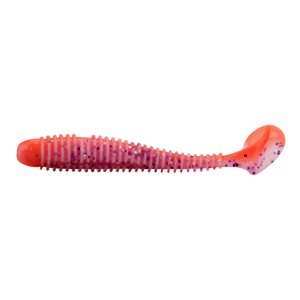 SEÑUELO PARA PESCA 70MM NO.S3102 ROSA-NARANJA (5 PIEZAS)