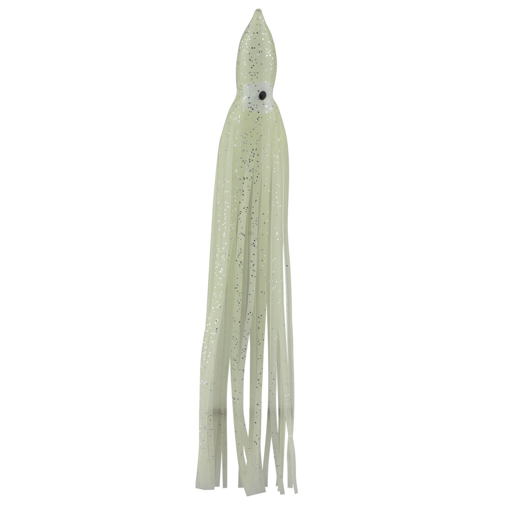 Señuelo Para Pesca "octopus" Rojo Luminoso y Brilloso 180MM (5 Piezas)