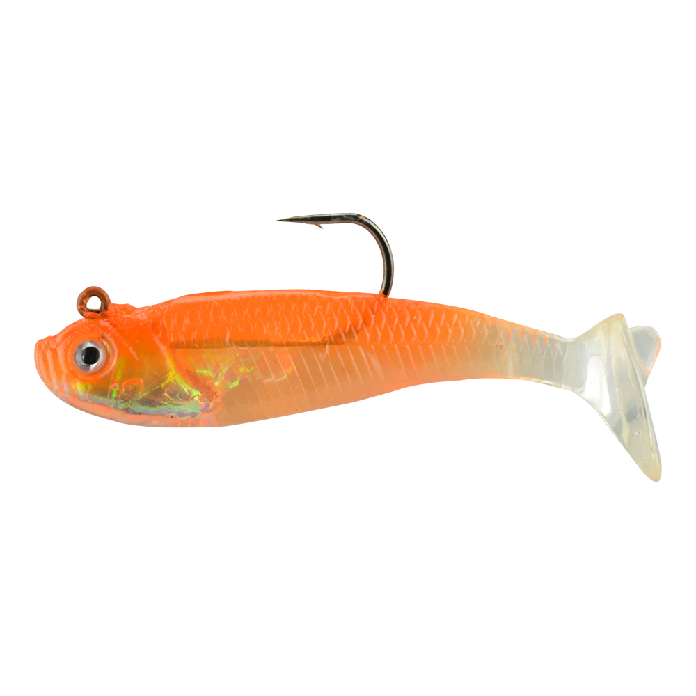 Señuelo de Pesca 8CM 14G NO.5550 068 Color Naranja (5 Piezas)