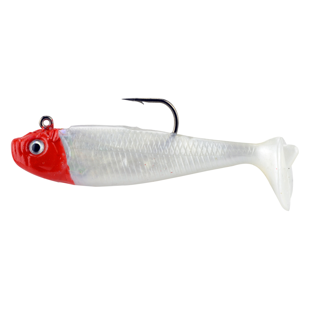 SEÑUELO DE PESCA 8CM 14G NO.5550 141 COLOR BLANCO (5 PIEZAS)