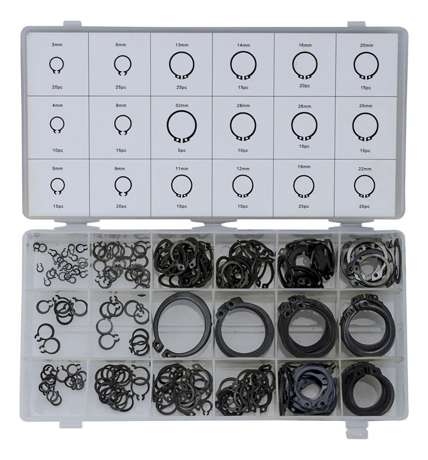 JUEGO ANILLOS DE RETENCION EXTERIOR (300 PIEZAS)