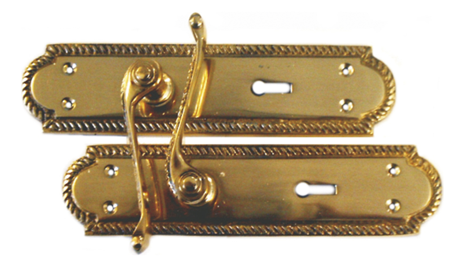 MANIJA DE LATON PARA PUERTA "GEORGIAN" 235MM 207