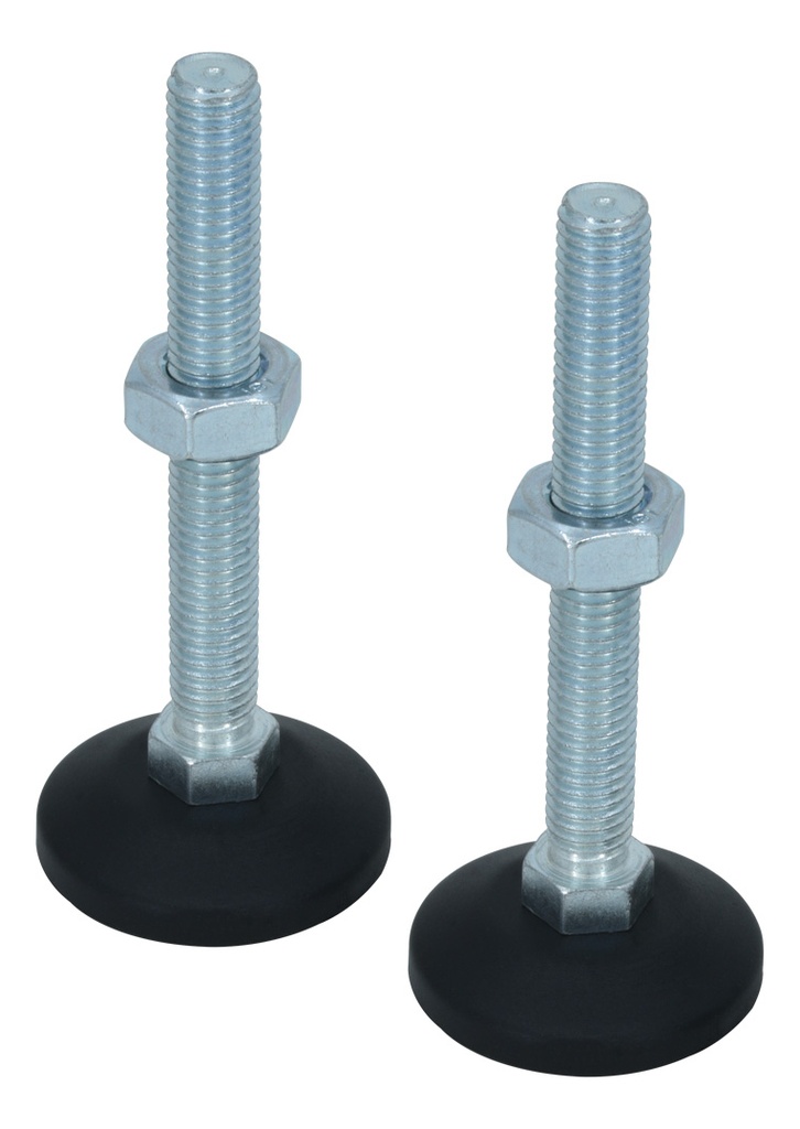 Nivelador Nylon Base 39mm Tornillo M10×100mm (2 Pzas) FT-M10100-39
