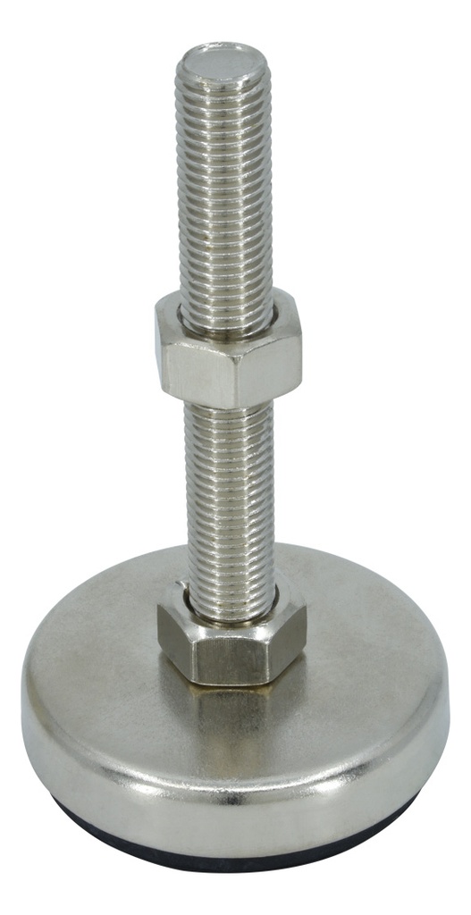 [GM-14TORNIL754CH] NIVELADOR CON BASE 50MM ANTIDESLIZANTE NBR Y TORNILLO M12*100MM RHD-M12100-50