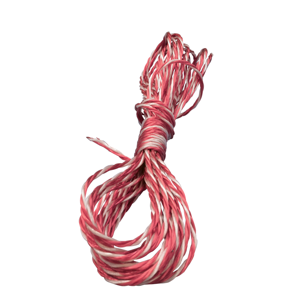 CUERDA DE POLIPROPILENO PARA TENDEDERO 4MMX10M ROJA