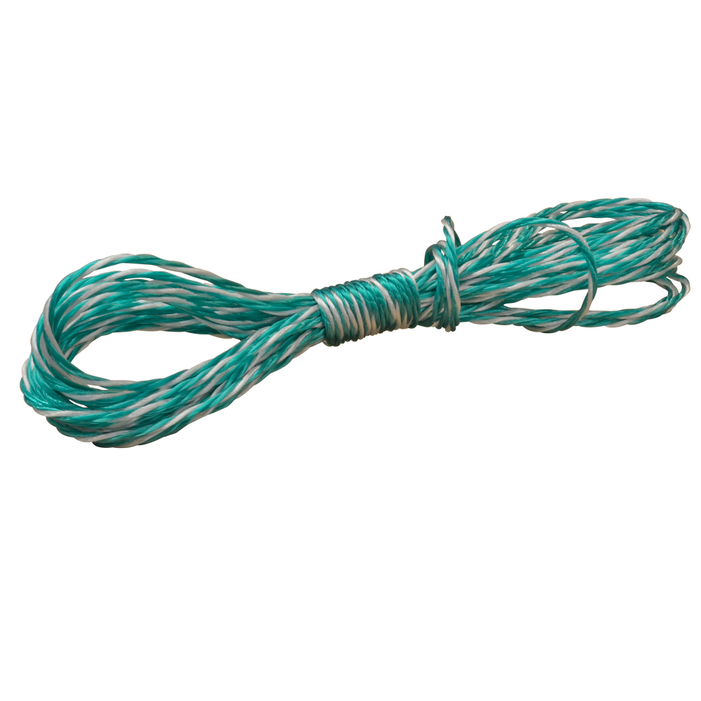 [GM-15CUERDA258SM] CUERDA DE POLIPROPILENO PARA TENDEDERO 4MMX10M VERDE
