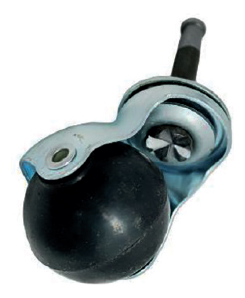 RODAJA DE BOLA 2" CON ESPIGA PARA MADERA (4 PIEZAS)