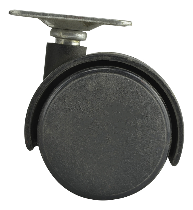 RODAJA GEMELA 40MM CON PLACA DK006-TWP15 (4 PIEZAS)