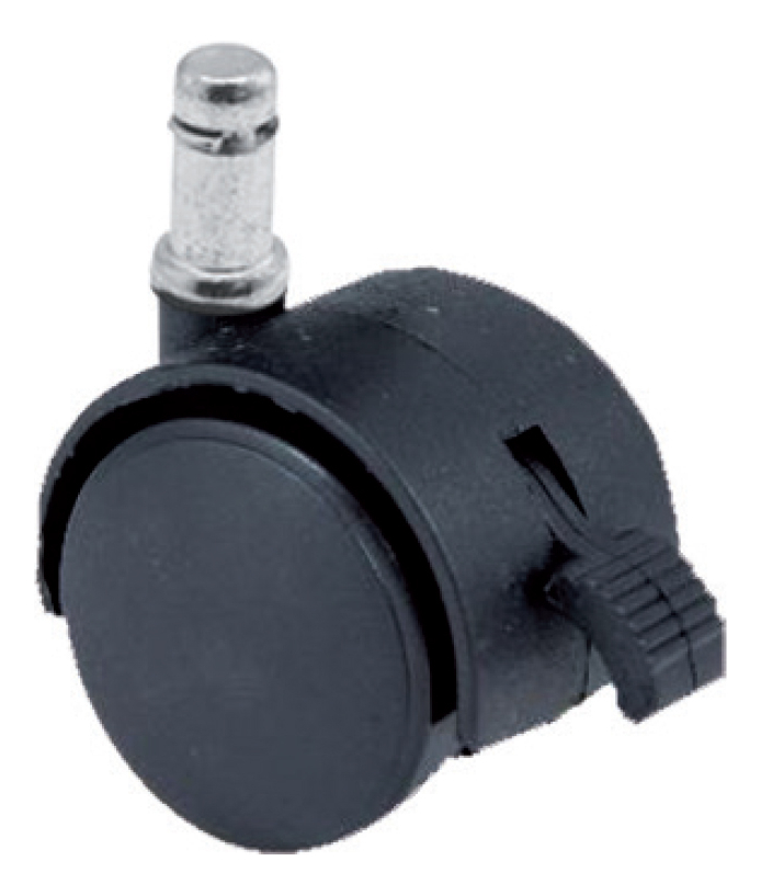 Rodaja Gemela 50MM Para Metal Con Freno DK007-TWF02B