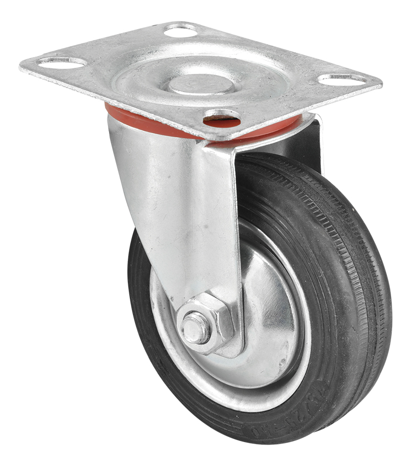 Rodaja Industrial 75MM Placa Giratoria Con Balero DK008PS03