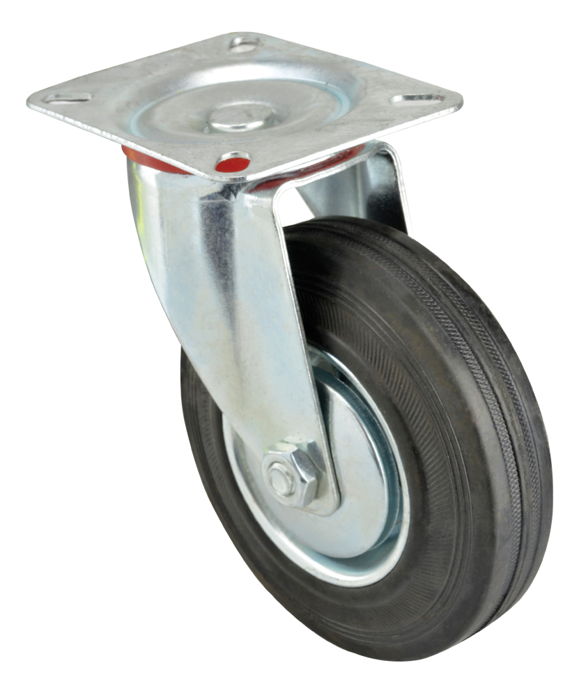 Rodaja Industrial 125MM Placa Giratoria Con Balero DK008PS05