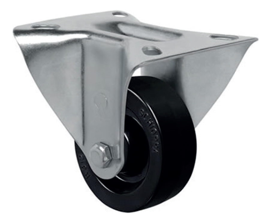 RODAJA INDUSTRIAL 125MM PLACA FIJA CON BALERO DK008PD05