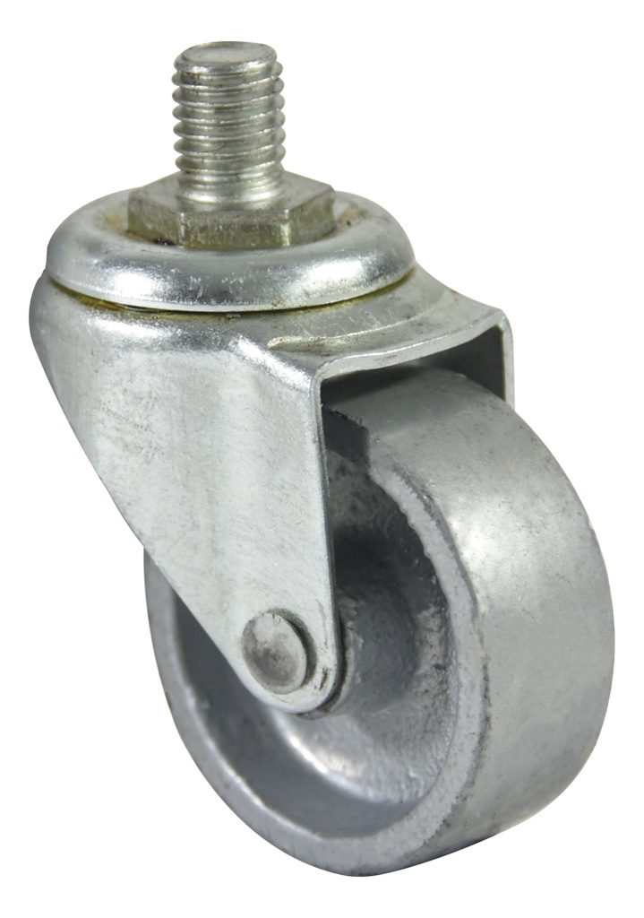 Rodaja Fundida 50MM Giratoria Con Rosca DK002-SS02