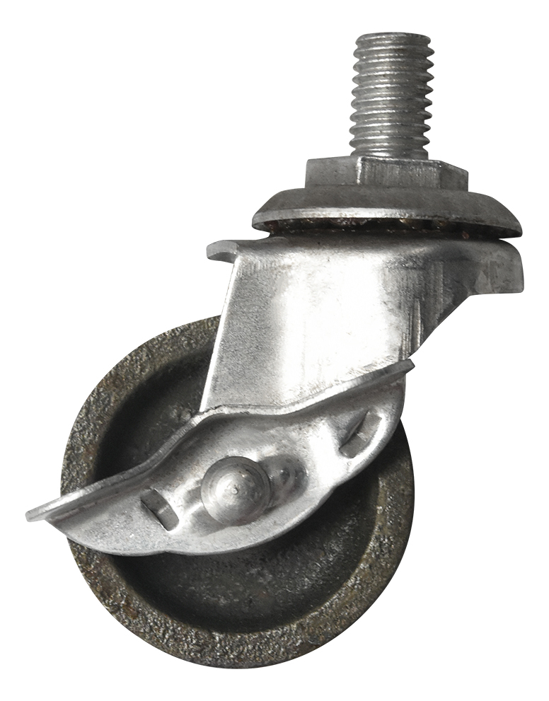 Rodaja Fundida 40MM Giratoria/rosca/freno DK002-SB15