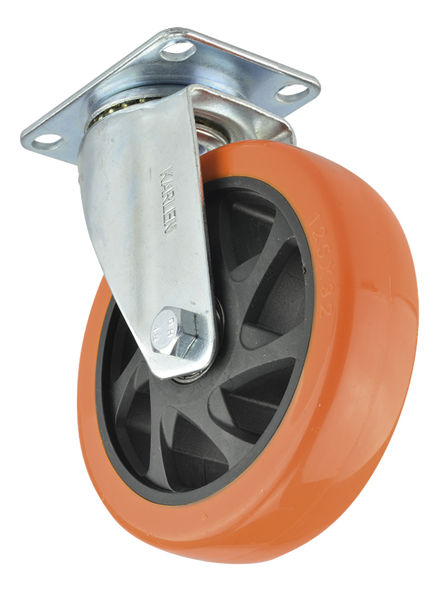 Rodaja Industrial 125MM Placa G/2S080125
