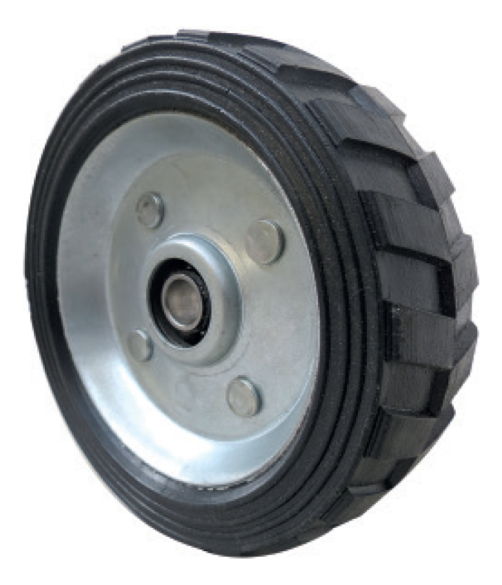 Rueda Vinil 5" Con 1 Balero de 3/8" CA003