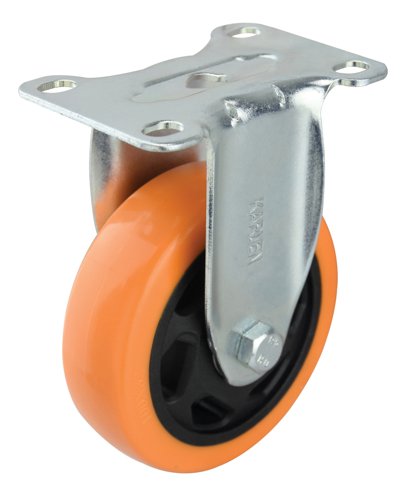 RODAJA INDUSTRIAL 100MM PLACA F/2S080100