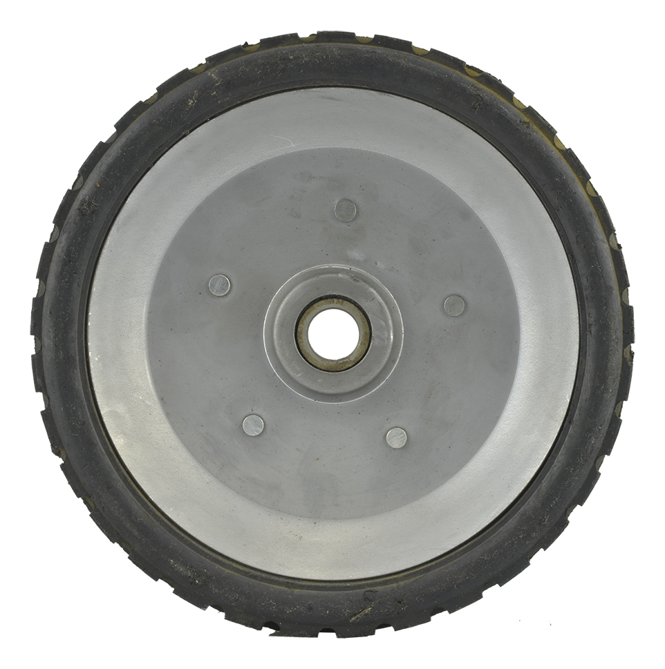 RUEDA DE HULE DE 8" CON 1 BALERO DE 5/8"