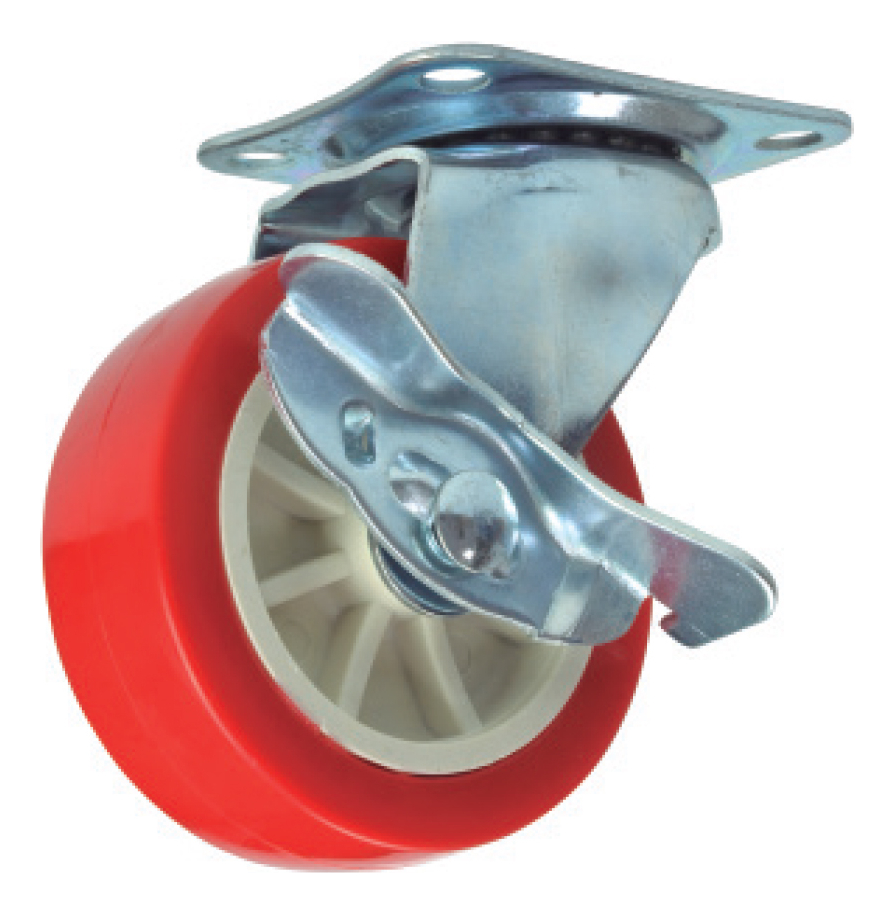 Rodaja Industrial 40MM Placa Giratoria/freno 1S32040LRP