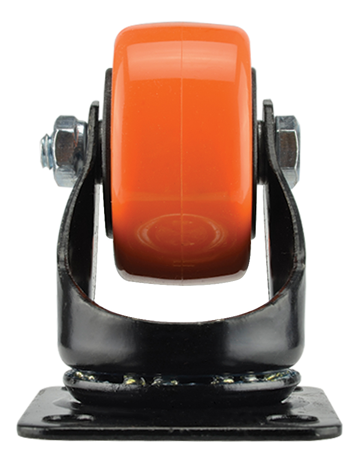 RODAJA INDUSTRIAL 1S020065BK PLACA/GIRATORIA 65MM NARANJA