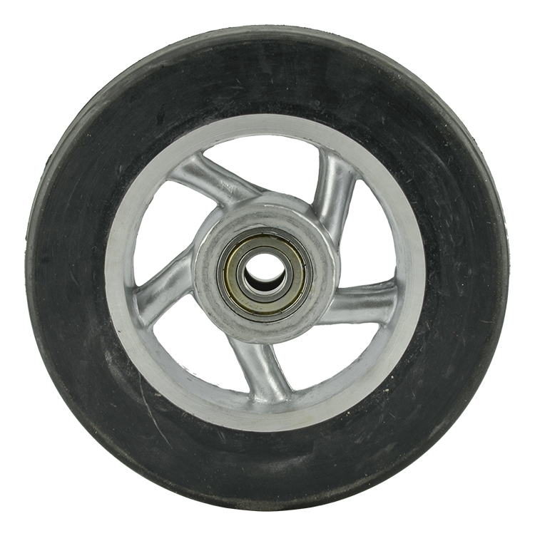 RUEDA CON RIN DE RAYO ALUMINIO 8X2 CON 2 BALEROS