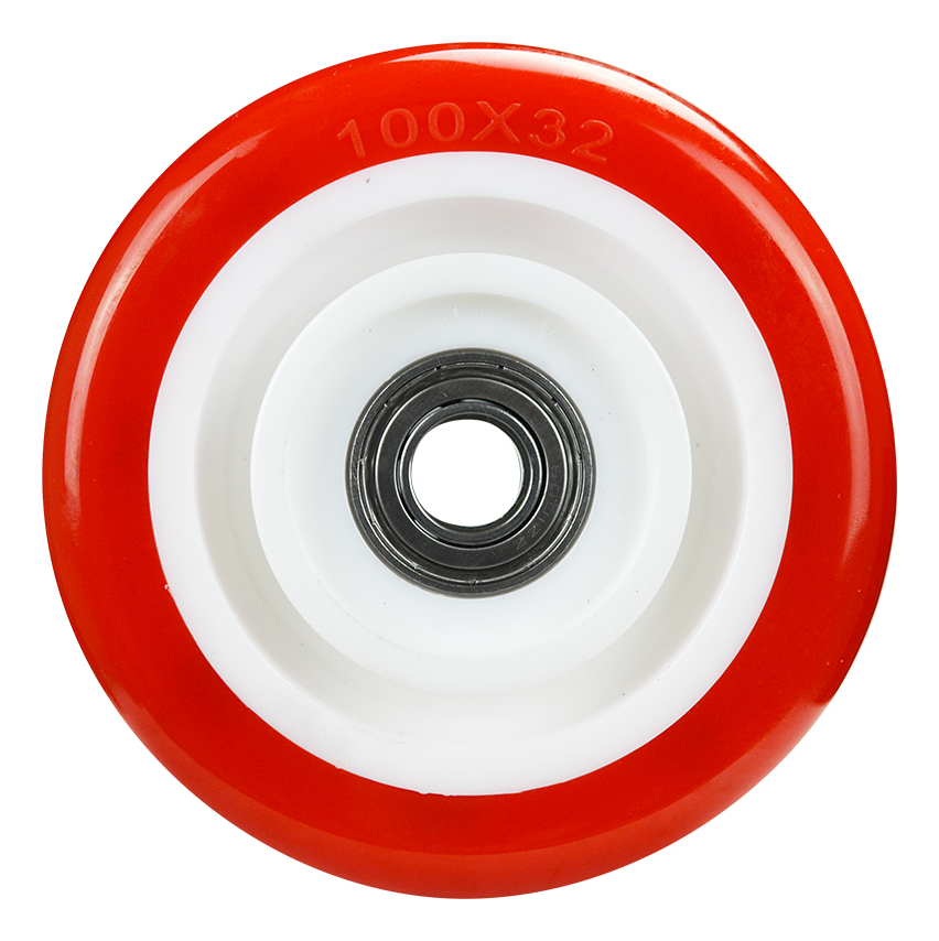 RUEDA DE POLIURETANO 100MM CON BALERO