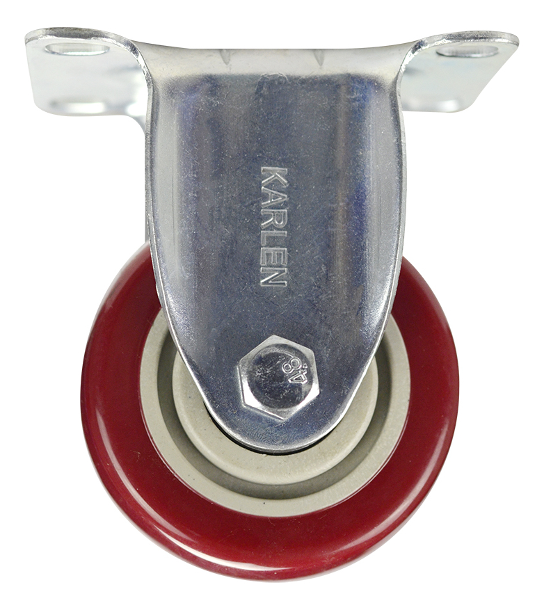 RODAJA PLACA FIJA 75MM DE POLIURETANO