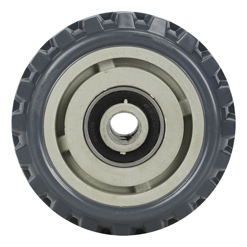 RUEDA DE GOMA EN RIN DE PLASTICO 4X2"