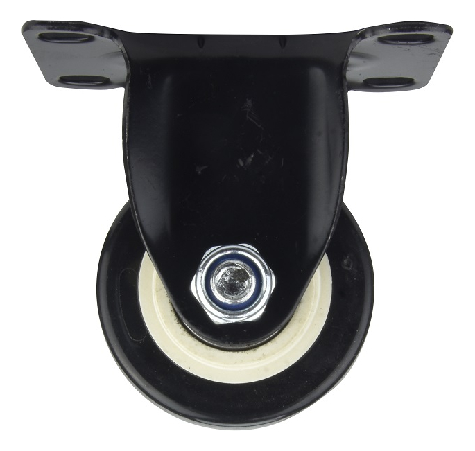 Rodaja Industrial 25050ZKF Placa/fija Negra