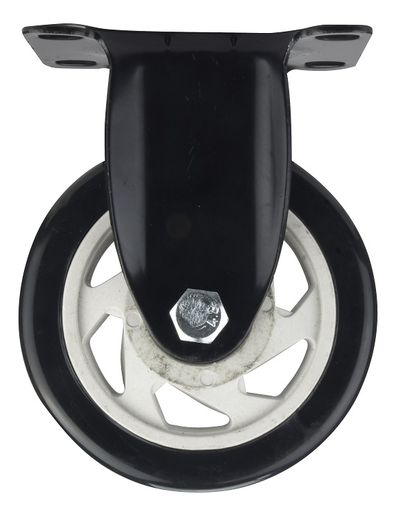 Rodaja Industrial 25100ZKF Placa/fija 100MM Negra