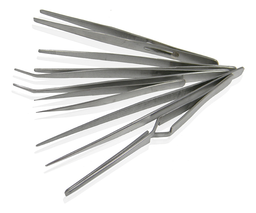 Pinza Porta-objetos Inoxidable Juego 4065B