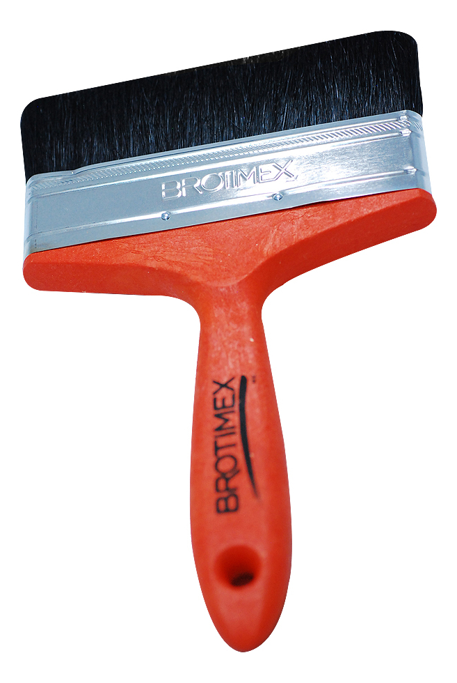 BROCHA PARA PINTAR MANGO ROJO 6" 152MM