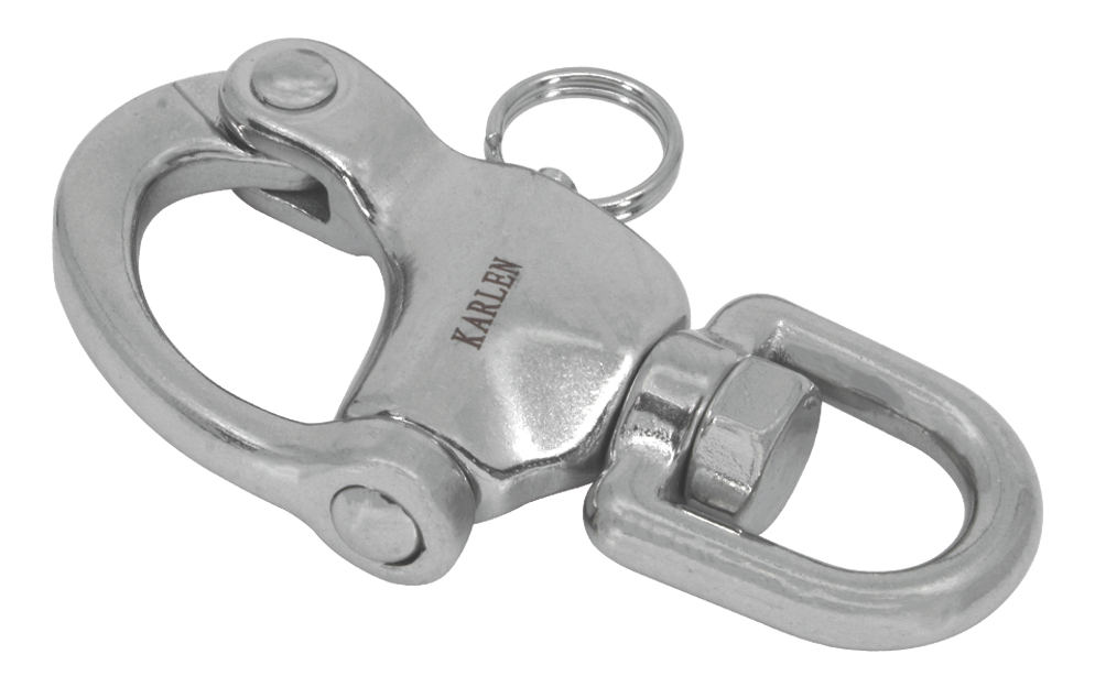 MOSQUETON AUTOMATICO PARA DRIZA CON DESTORCEDOR NO.3 22X126X27MM