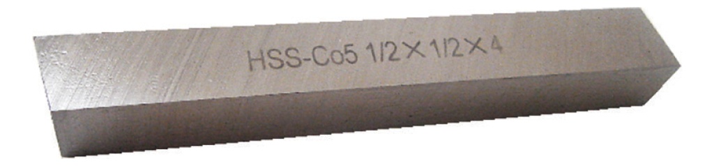 Buril Cuadrado HSS (co 5%) 3/16"- 6"