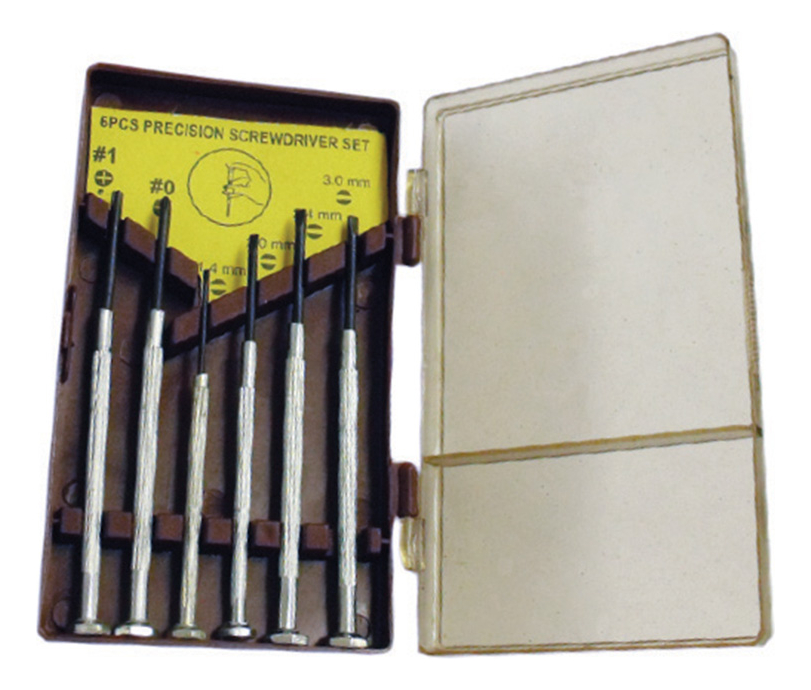 DESARMADORES PARA JOYERO MIXTAS (6 PIEZAS)