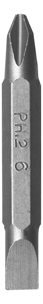 PUNTA DOBLE PHILLIPS 2XPLANA 6.3MM1/4X50MM0419SESA04