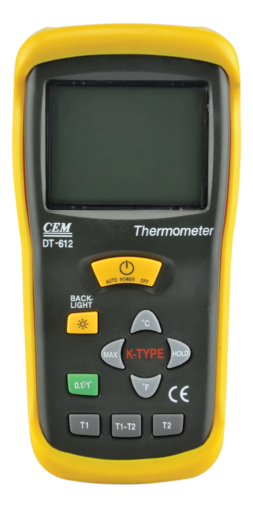 TERMOMETRO INDUSTRIAL DUAL -50/1300 C DT612