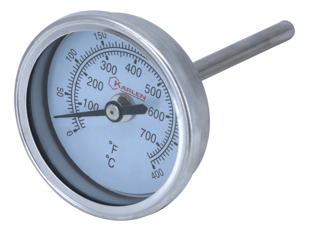 TERMOMETRO INDUSTRIAL 1/4"NPT S-3" 0/400
