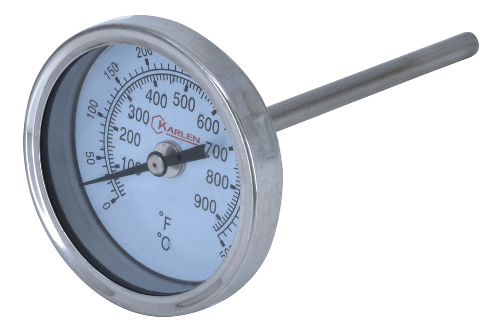 Termómetro Industrial 1/4"NPT S-4" 0/500