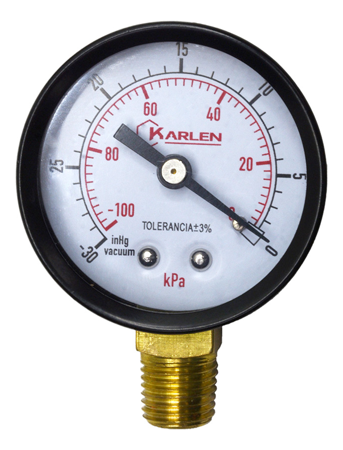 VACUOMETRO -30 INHG 2" V-30