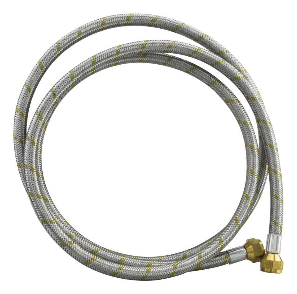 Manguera D/aluminio P/gas 1 Mt. Tuerca 3/8"