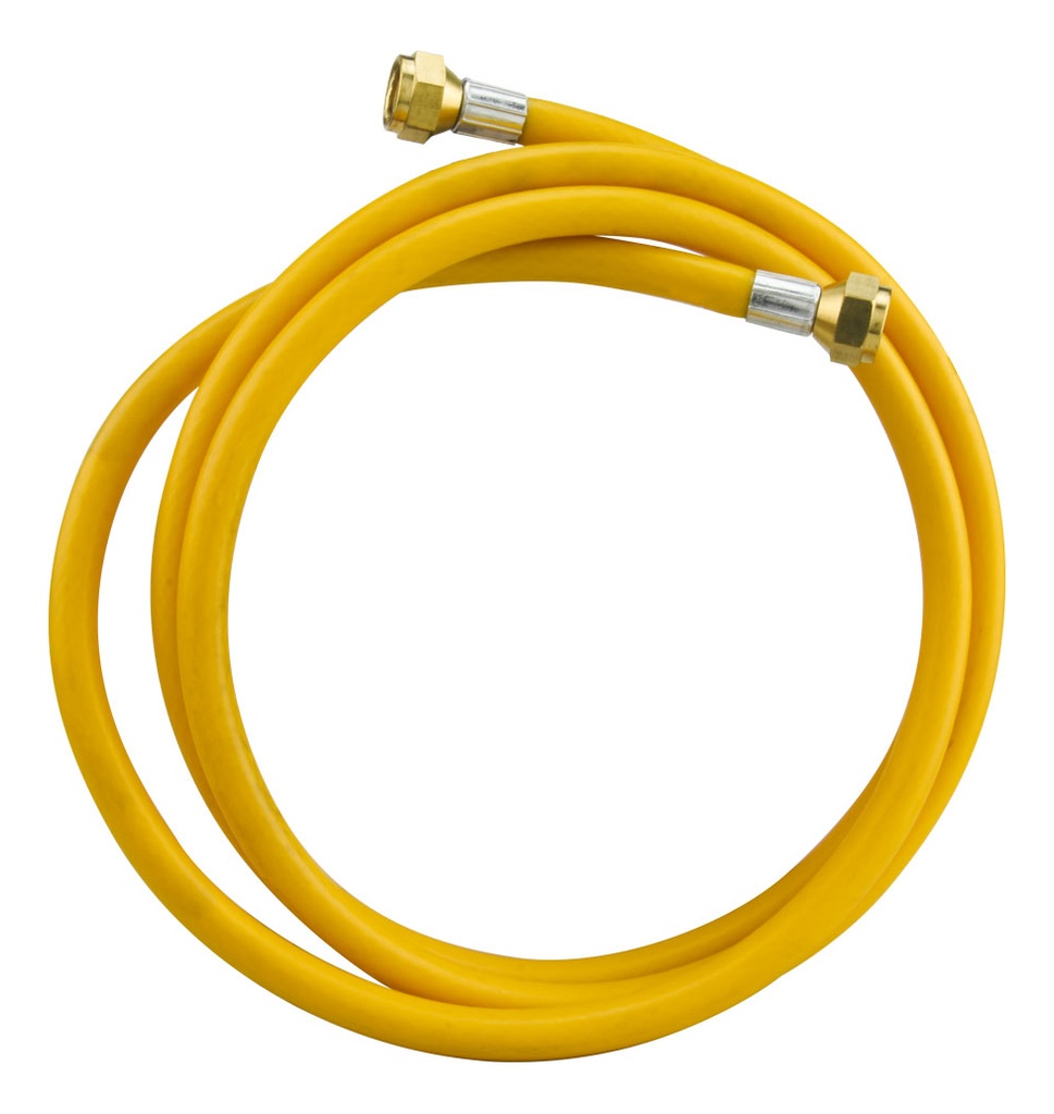 MANGUERA AMARILLA GAS ARMADA 3/8 2MT