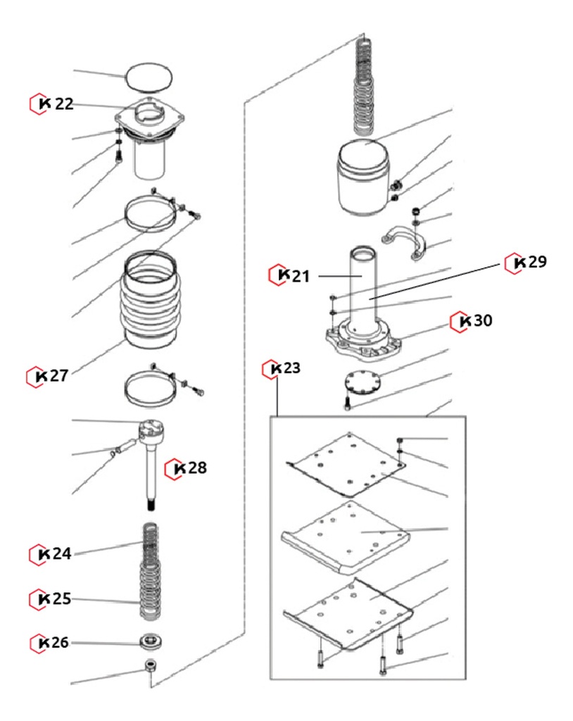 FUELLE PARA WACKER BS60