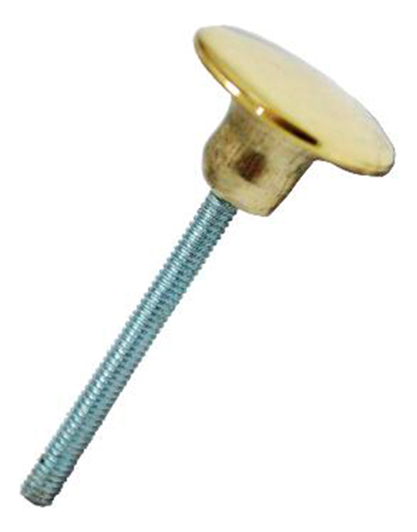 Botón Jaladera Latón Núm.3 (32mm) 12 Pzs/caj
