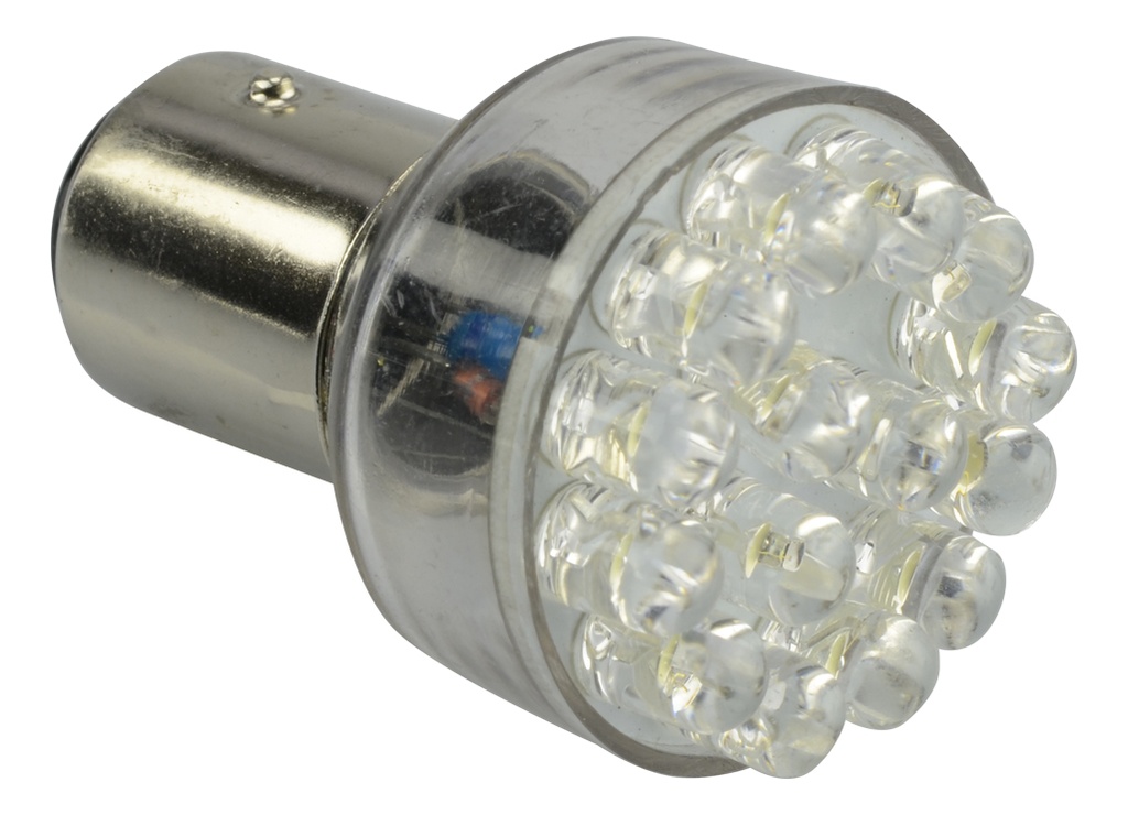 FOCO LED AUTOMOTRIZ BLANCO 12V BA15S 5MM 1157
