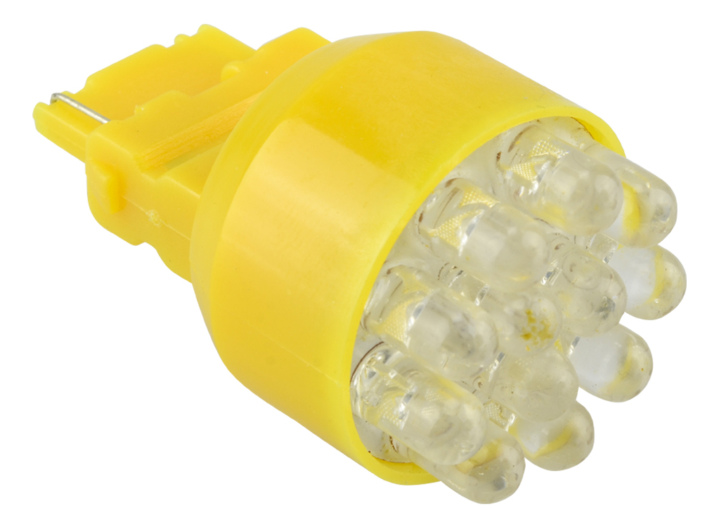 FOCO LED AUTOMOTRIZ AMARILLO 12V W2.5X16D 5MM 3156