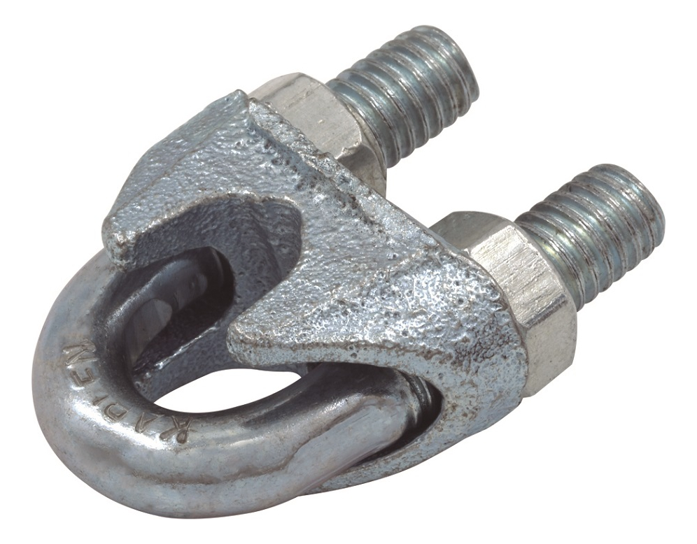 Nudo Galvanizado Con Ranura Para Cable 3/8" (10mm)